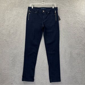 NWT Marc‎ Jacobs Low Rise Skinny Jeans Zipper Dark Blue Women's 28 x 30